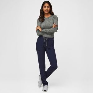 Figs Scrubs Yola Skinny Scrub Pants 2.0 Classic Navy Size XS Petite